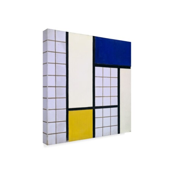 Theo Van Doesburg 'Composition In Half-Tones' Canvas Art,35x35